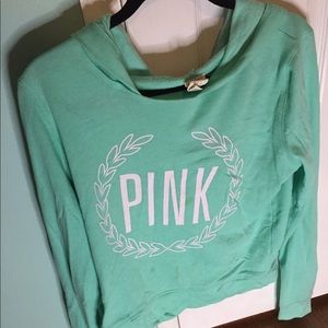 Mint Green Victoria Secret Pink Sweatshirt